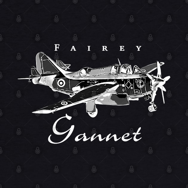 Fairey Gannet anti-submarine aircraft by aeroloversclothing